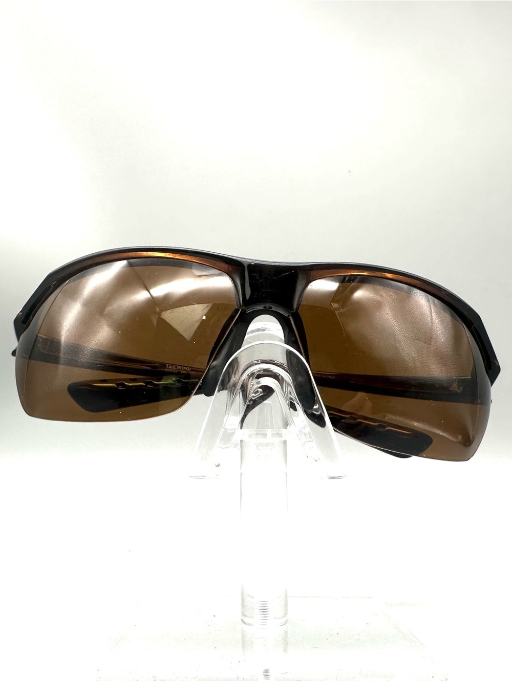 Nike Tailwind Sunglasses EV0752 200 Polarized Brown Lens Tortoise Made in Italy
